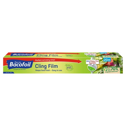 Bacofoil cling film with - bacofoil,